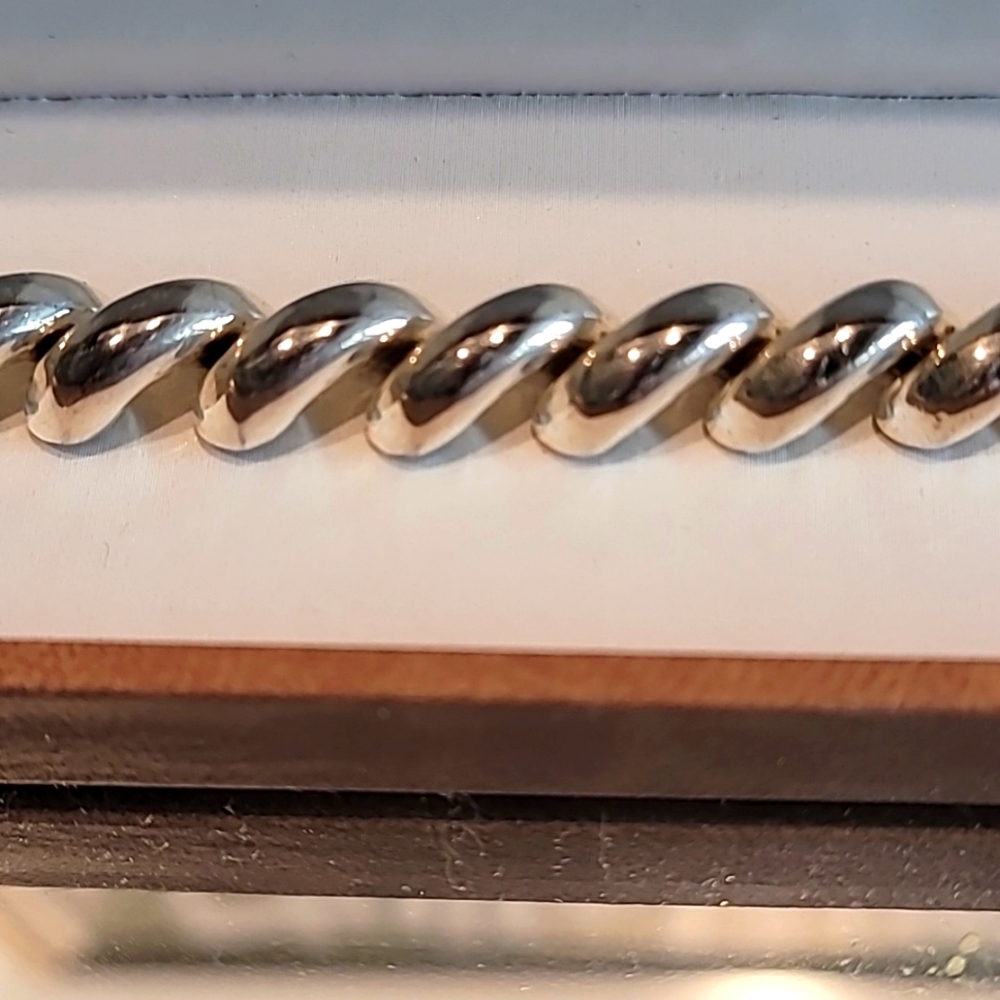 Marco style sterling silver bracelet. 925 - Picture 2 of 5